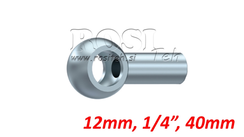 MANGUEIRA METÁLICA BANJO 1/4 40mm