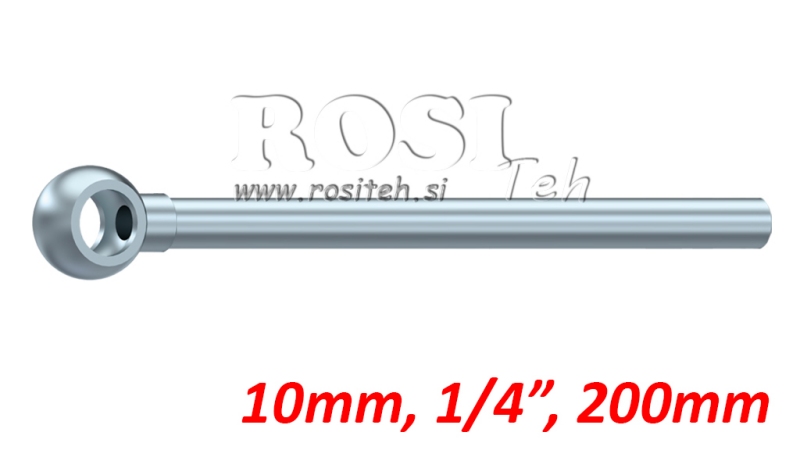 MANGUEIRA METÁLICA BANJO 10mm 1/4 200mm