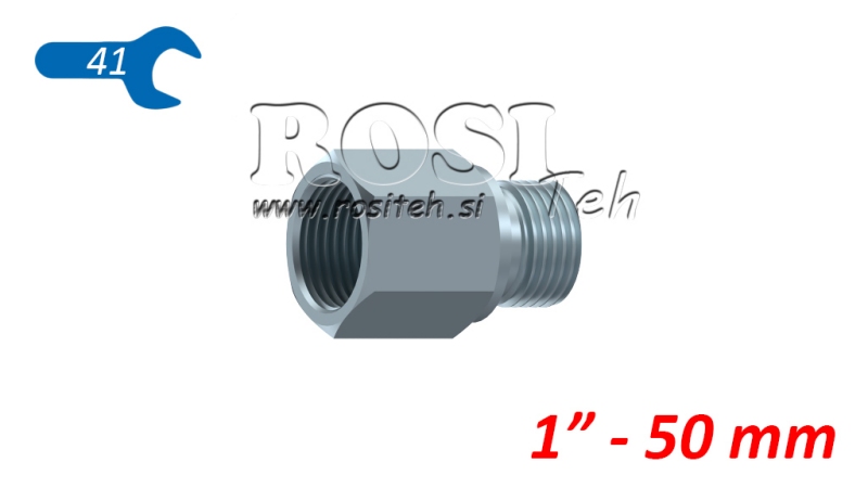 HIDRAVLIČNI ADAPTER PODALJŠAN MOŠKI-ŽENSKI BSP1 - 50 mm