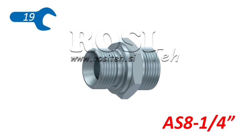 VÁLVULA HIDRÁULICA DUPLA AS8-BSP1/4