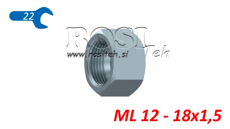 HIDRAVLIČNA MATICA ML (12L) M18x1,5