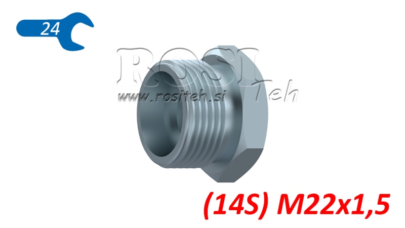 HIDRAVLIČNI ČEP (14S) M22x1,5