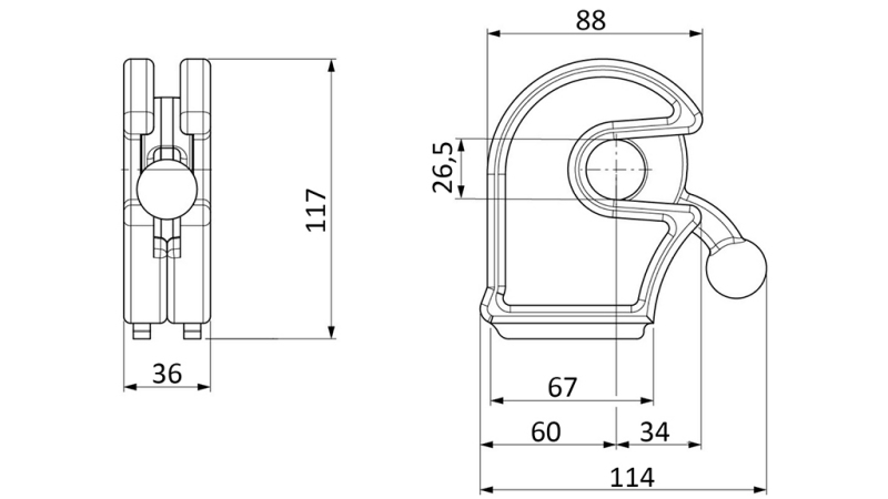 BLOCO FEMEA LADO TRAVA