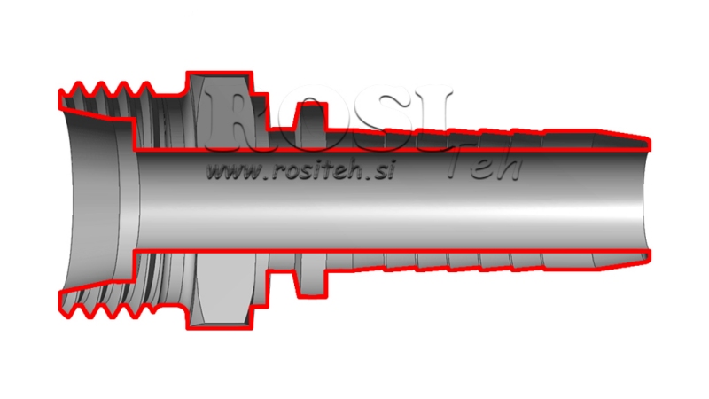 CONEXÃO HIDRÁULICA CES 20 COM MACHO DN19-M30X2