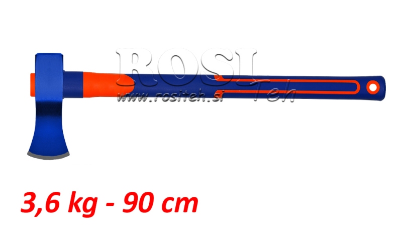 MACHADO DE RACHAR MADEIRA COM CABO DE CARBONO - A621 3,6 kg - 90 cm