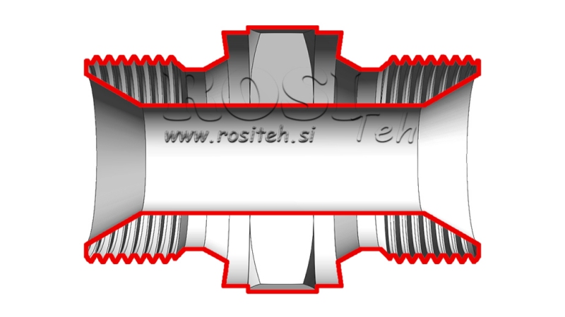 VÁLVULA HIDRÁULICA DUPLA BSP 3/4