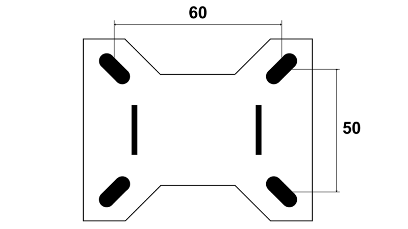 RODA 75mm COM BASE FIXA