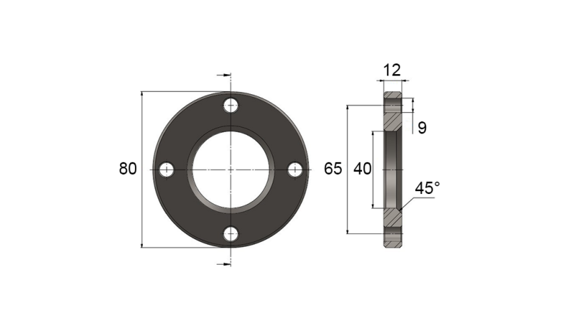 FLANGE PARA CILINDRO AL.32