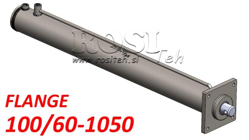 CILINDRO HIDRÁULICO PARA RACHADOR DE LENHA COM PLACA DE MONTAGEM100/60-1050 - LIGAÇÃO SUPERIOR