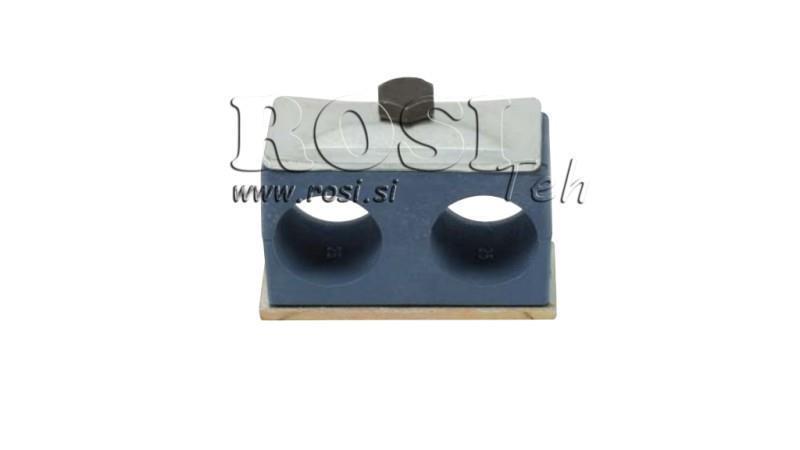 SUPORTE DE TUBO FI 18 - DUPLO