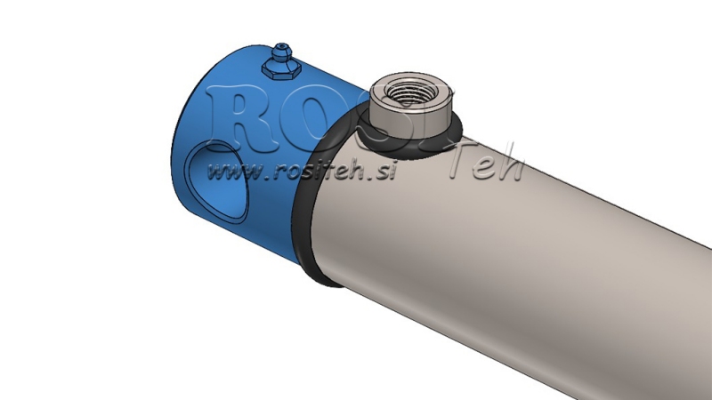 FUNDO DE CILINDRO HIDRÁULICO COM FURO DE FIXAÇÃO