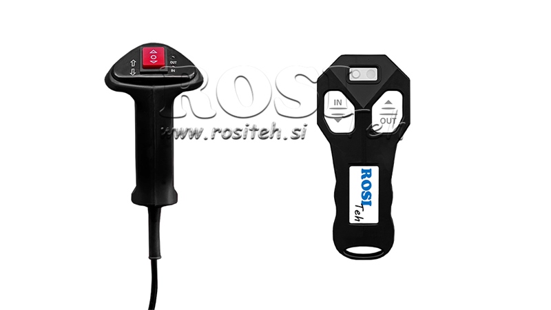 12 V GUINCHO ELÉTRICO RS-8000 - 3620 KG - CABO DE AÇO - ECO