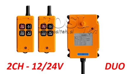 CONTROLE REMOTO 2CH - 12/24V DUO