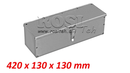 CAIXA METÁLICA 420X130X130