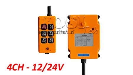 CONTROLE REMOTO 4CH - 12/24V