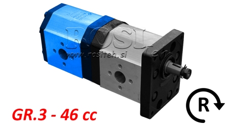 BOMBA HIDRÁULICA 30C46X242 TRASEIRA GR.3 46 CC DIREITA
