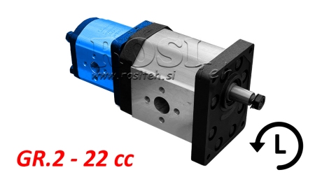 BOMBA HIDRÁULICA 20A22X201 SEGUNDA GR.2 22 CC ESQUERDA