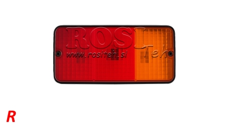 LUZ RETANGULAR TRASEIRA 3 POSIÇÕES