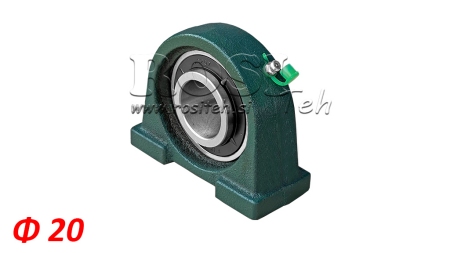 ROLAMENTO NA CARCAÇA UCPA 204 - fi 20mm