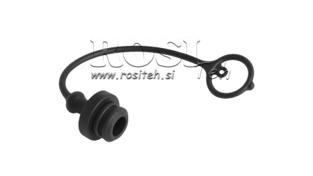 COVER DE BORRACHA PROTETORA PRETA - ACOPLAMENTOS RÁPIDOS FEMEA