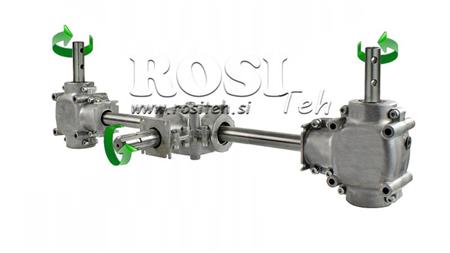 CONJUNTO DE REDUTORES 1:1.35 (22HP-16kW) PARA ENGRENAGEM TRIPLA L:770