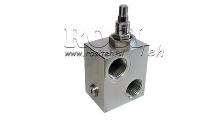 REGULADOR DE PRESSÃO HIDRÁULICA VMPP 1' 50-400 BAR - 160lit