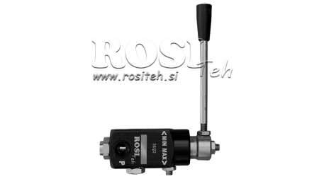 VÁLVULA DE FREIO HIDRÁULICA - CUBE FARMTECH VAZIO-CHEIO