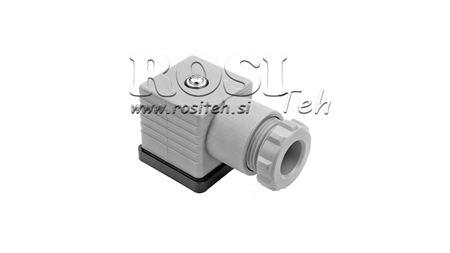 CONECTOR ELÉTRICO -CINZA-