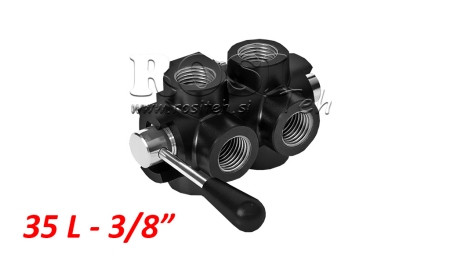 MANUAL VÁLVULA 6 VIAS DF 3/8 - 35LIT