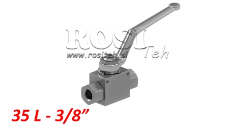 VÁLVULA DE DESCONEXÃO HIDRÁULICA RS2 3/8 - 500BAR - 35 LIT