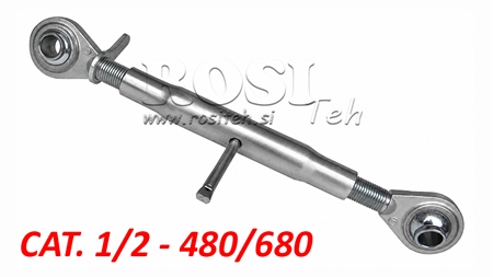 TERCEIRO PONTO MECÂNICO AJUSTÁVEL PARA TRATOR CAT 1/2 M27X3 - 480/680