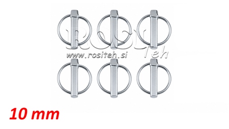 CAVILHA COM ARGOLA 10 MM (6 PCS)