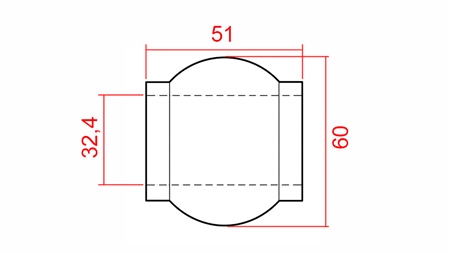 RÓTULA PARA TERCEIRO PONTO 60/32.4