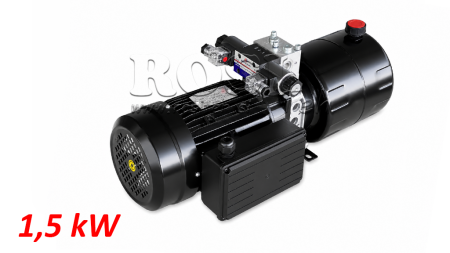 MINI POWER-PACK HIDRÁULICO 230V AC (1.5 kW) - 5.8 cc - 8.2 lit/min - tanque 6 lit