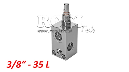 REGULADOR DE PRESSÃO HIDRÁULICA VMP 3/8 100-350 BAR - 35LIT