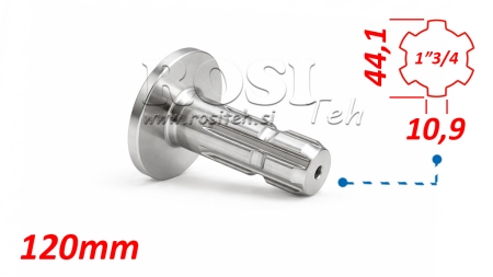 KARDANSKI NASTAVEK S PRIROBNICO 1-3/4 L120