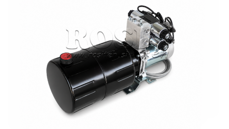 MINI POWER-PACK HIDRÁULICO 12V DC - 1.6kW = 2.1cc - 8 lit - 2x unidade bidirecional (metal)