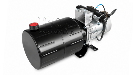 MINI POWER-PACK HIDRÁULICO 24V DC - 2.2kW = 2.1cc - 8 lit - unidade bidirecional (metal)