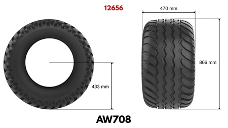 19,0/45-17 PNEU AW708 (14 PR)