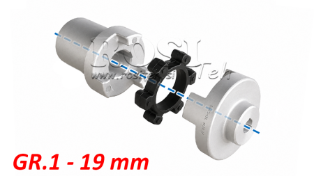 INTERFACE DE BORRACHA ND5 (0.55-0.75KW)  19MM/GR1