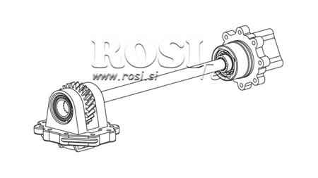 SAÍDA PARA BOMBA HIDRÁULICA - SCANIA GRS 905