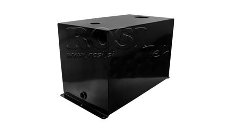 RESERVATÓRIO METÁLICO 100 LITROS CUBE 400x355x753mm PREPARAÇÃO PARA FILTRO DE RETORNO