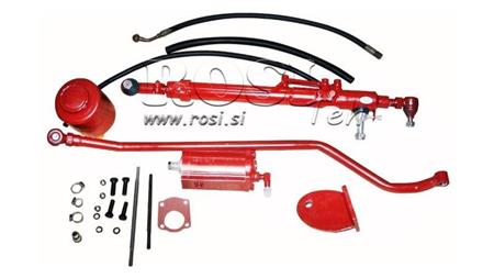 CONJUNTO DE DIREÇÃO HIDRÁULICA AUXILIAR INTERNATIONAL IHC CASE 654 S