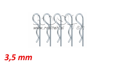 KIT DE GRAMPOS TIPO R Φ 3,5 MM (5PCS)