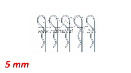 KIT DE GRAMPOS TIPO R Φ 5,0 MM (5PCS)