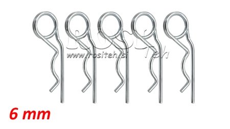 CONTRAPINO COM MOLA DUPLA Φ 6 MM (5PCS)