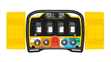 CONTROLE REMOTO POR RÁDIO - PROPORCIONAL - ZEUS2 M4 10013 Padrão