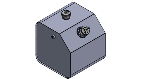 TANQUE METÁLICO SUPERIOR 150 Lit 600x600x500mm