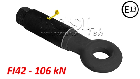 GANCHO GIRATÓRIO FI42 106kN (CERTIFICADO E13)