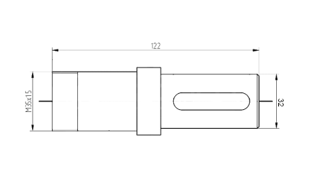 FLANGE DE ROLAMENTO PARA MOTOR HIDRÁULICO MP-MR